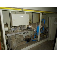Sand removal and heat treatment system for aluminium parts